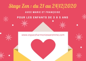 Stage zen pour enfants de 3 à 5 ans