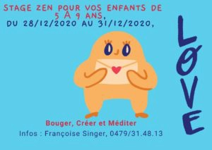 Stage zen pour les enfants de 5 à 9 ans 